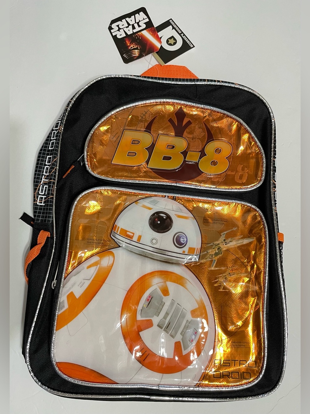 Large Backpack - Star Wars - BB8 ASTRO 16”ORIO,New with Tag!